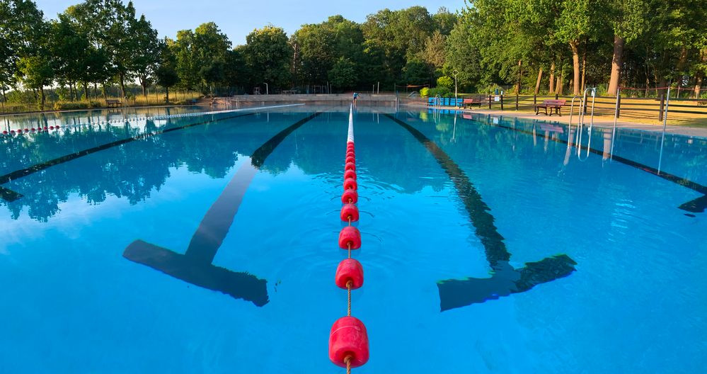 Dienstschluss im Freibad 