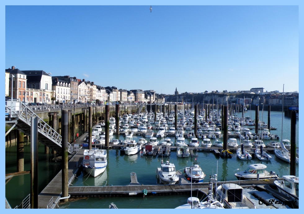 Dieppe (76) Le port de plaisance