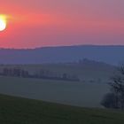 Diese besondere Situation zum Sonnenaufgang beim Lilienstein in der Sächsischen Schweiz