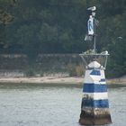 Diese kleine Marienstatue befindet sich im Gardasee vor Sirmione