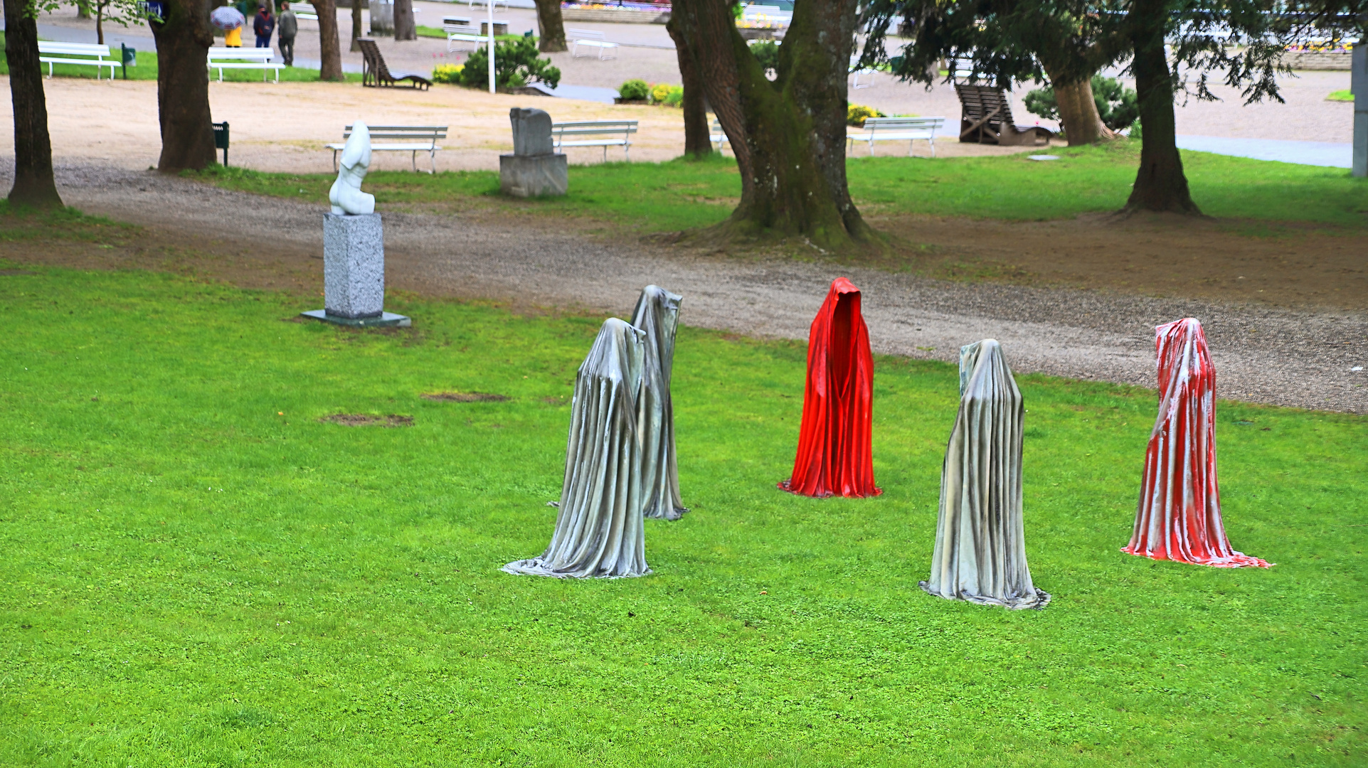 Diese Skulpturengruppe stand vor dem Stift in Millstatt