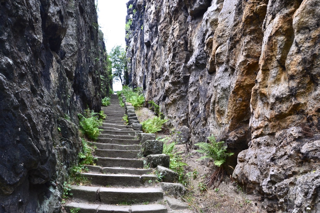 Diese Steintreppe …