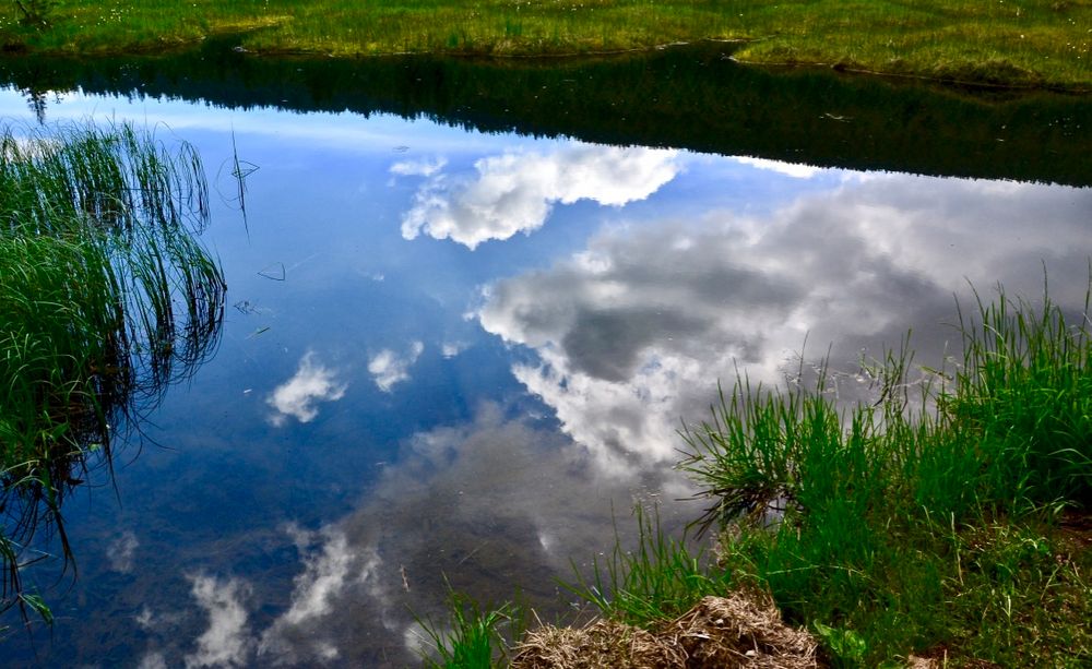 Diese Wolken im Kleinen Arbersee…