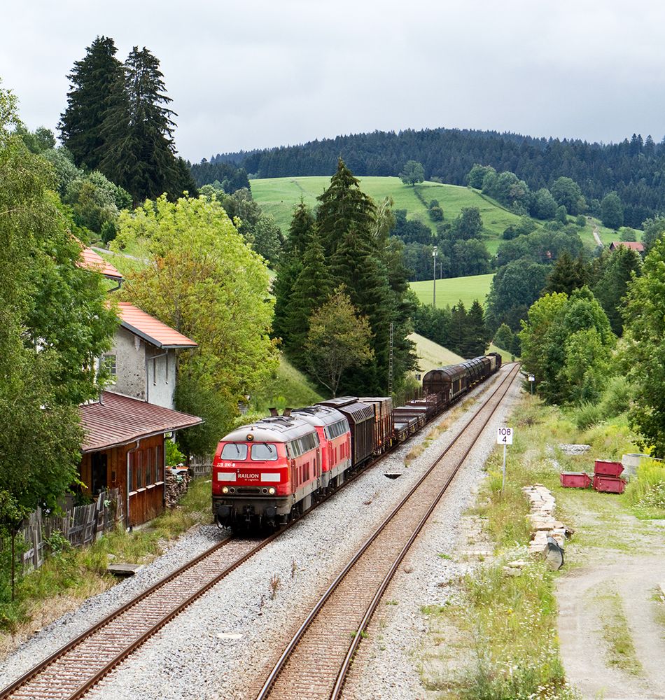 Dieseldröhnen von hinten