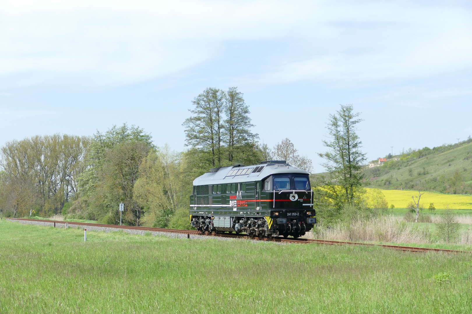 Dieselgeräusche im Unstruttal