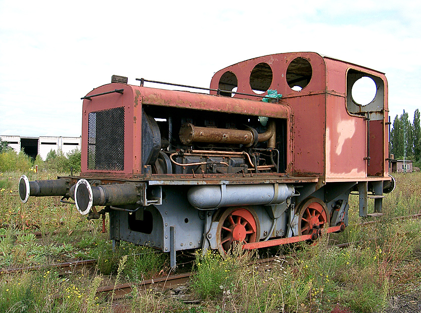 Diesellok 1 des Werkbahnmuseum Hannover