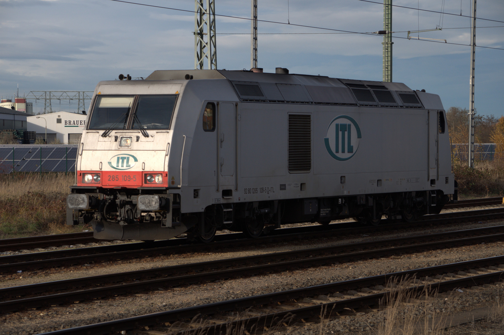 Diesellok 285 109-5 der ITL Eisenbahngesellschaft