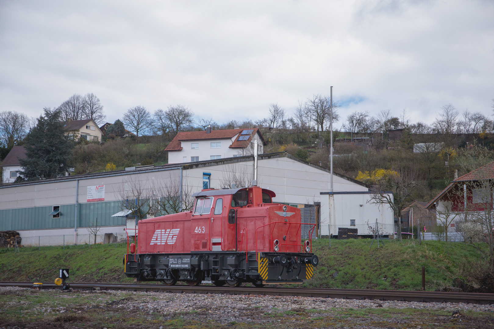 Diesellok AVG 463 in Menzingen