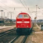 Diesellok DB 219 127-8 -- Neustrelitz im Jahr ca. 1998 - 2000