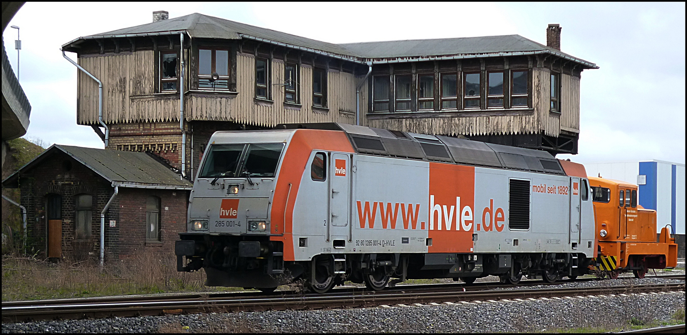 Diesellok der Baureihe 285 in Halberstadt