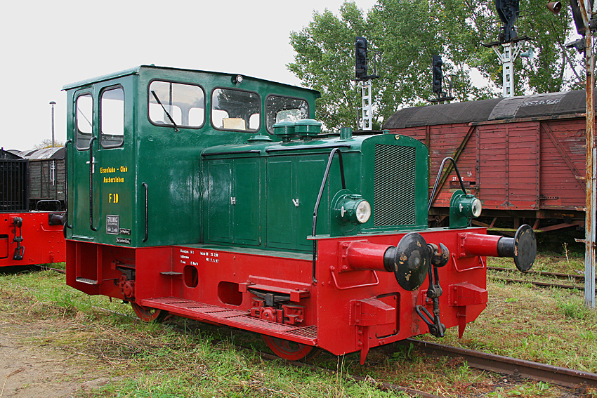 Diesellok F10 des Eisenbahnclub Aschersleben