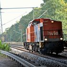 Diesellok V 160.4 der Privatbahn hvle