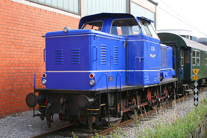 Diesellok V2.004 des Vereins Braunschweiger Verkehrsfreunde