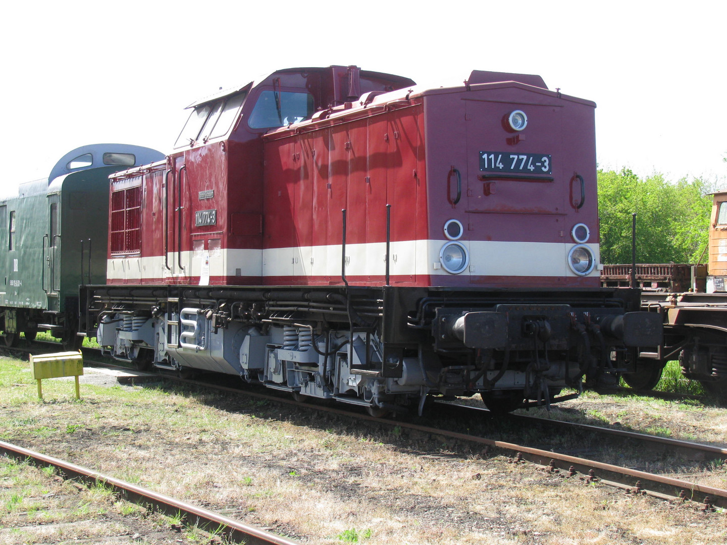 Diesellokomotive 114 774-3 der Deutschen Reichsbahn