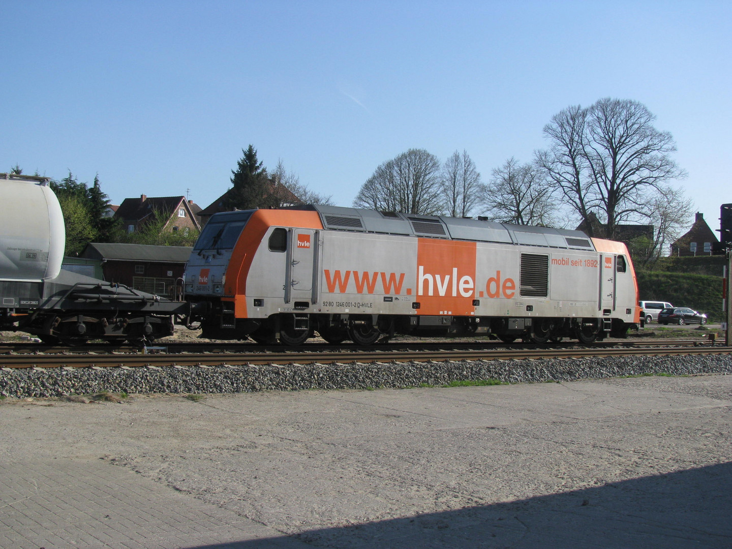 Diesellokomotive 246 001-2 im Bahnhof Grevesmühlen
