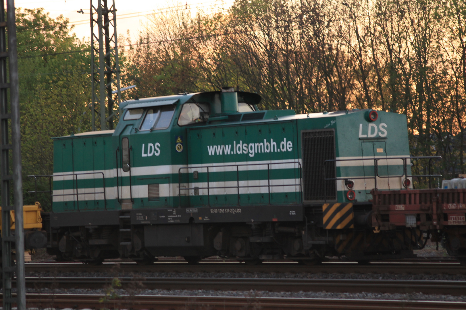 Diesellokomotive in Grün