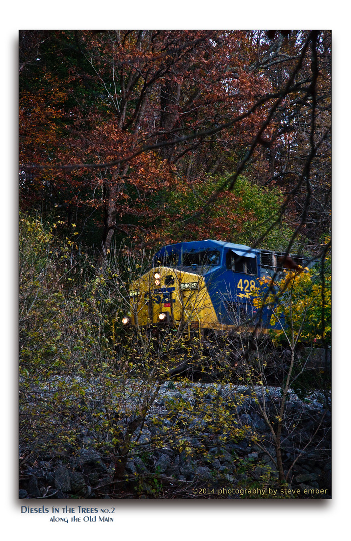 Diesels in the Trees - No. 2 (Best viewed F11)