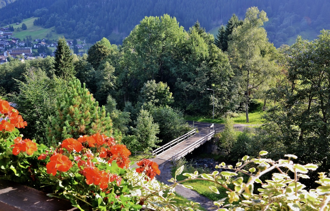 Diesen Ausblick  vom Balkon…