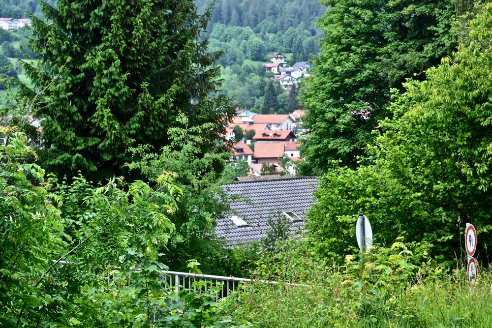 Diesen Blick auf einen winzigen Teil von Bodenmais …