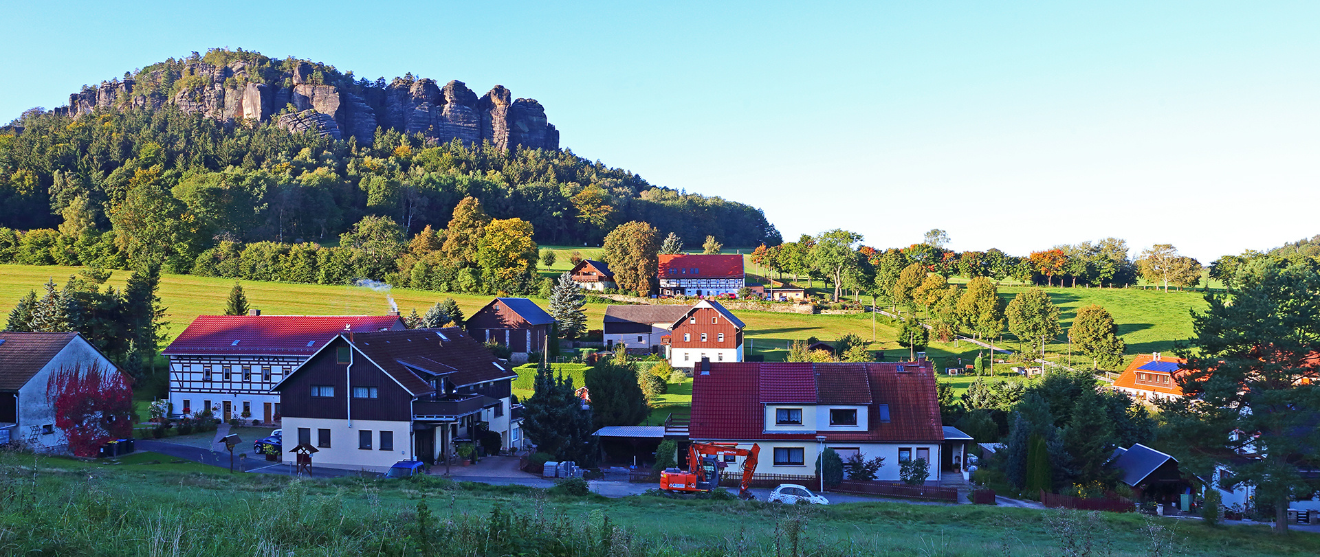 Diesen Blick von diesem Standort in Pfaffendorf ...