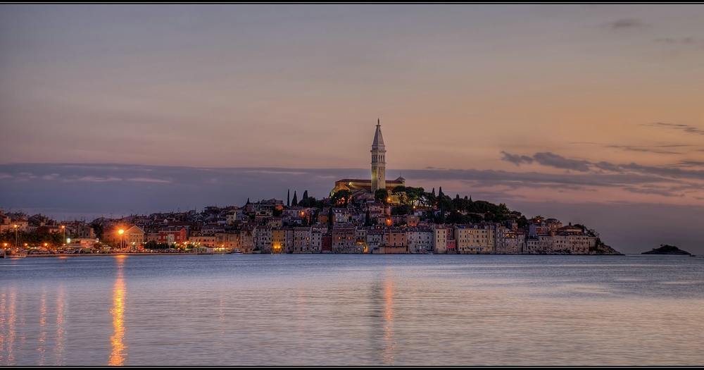 Dieser Blick auf Rovinj....