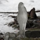 Dieser Eis-Stalagmit wächst dem Himmel entgegen! 