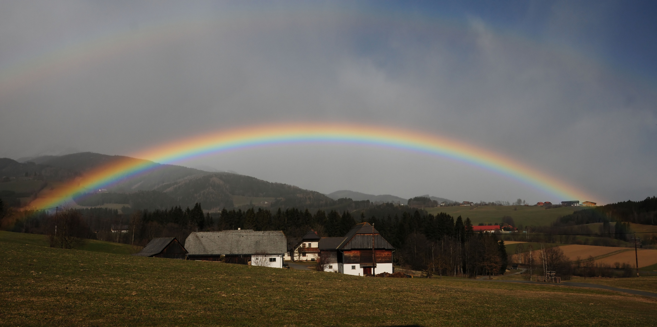 dieser Regenbogen...