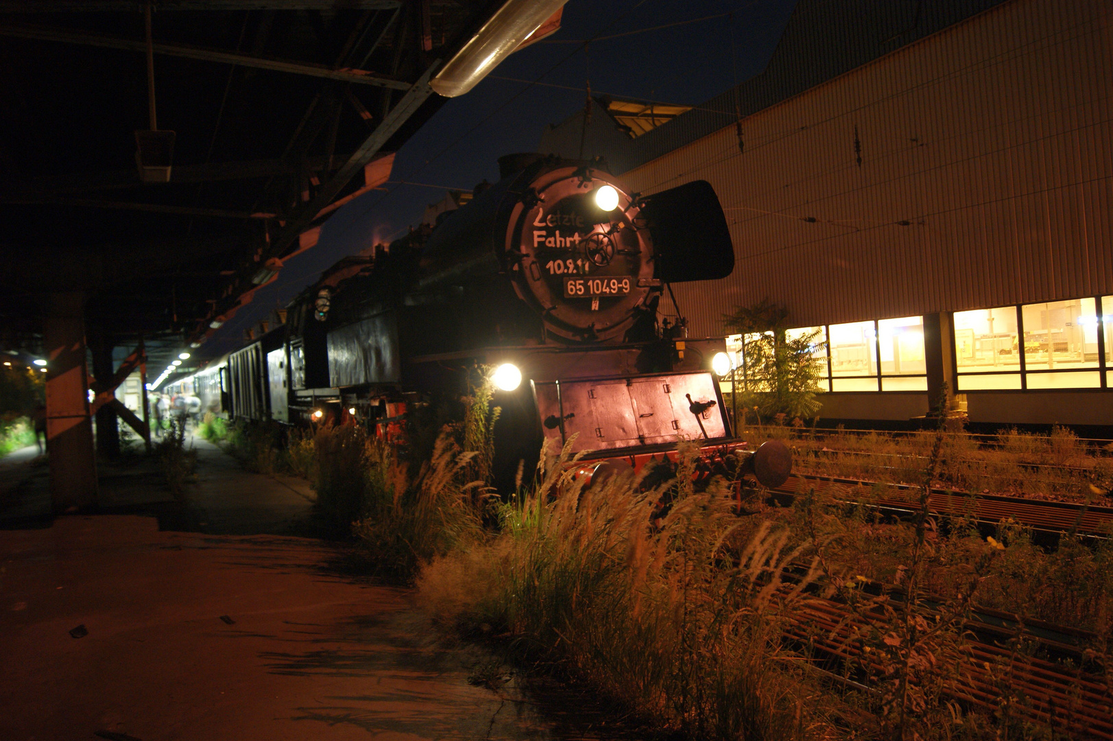 Dieses Bild ist nun Geschichte! 65 1049 zum letzten mal im Chemnitzer Hauptbahnhof