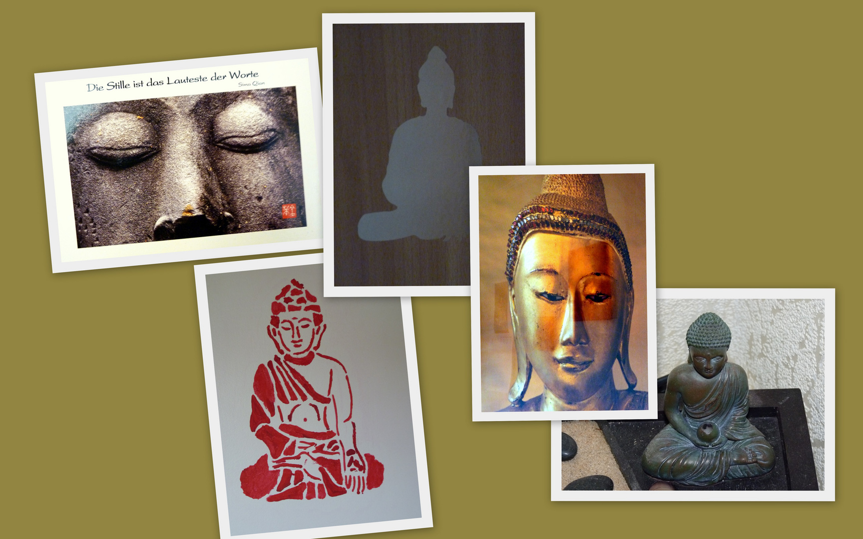 Dieses ist eine zusätzliche Collage meines Buddha Tempels ;-)))