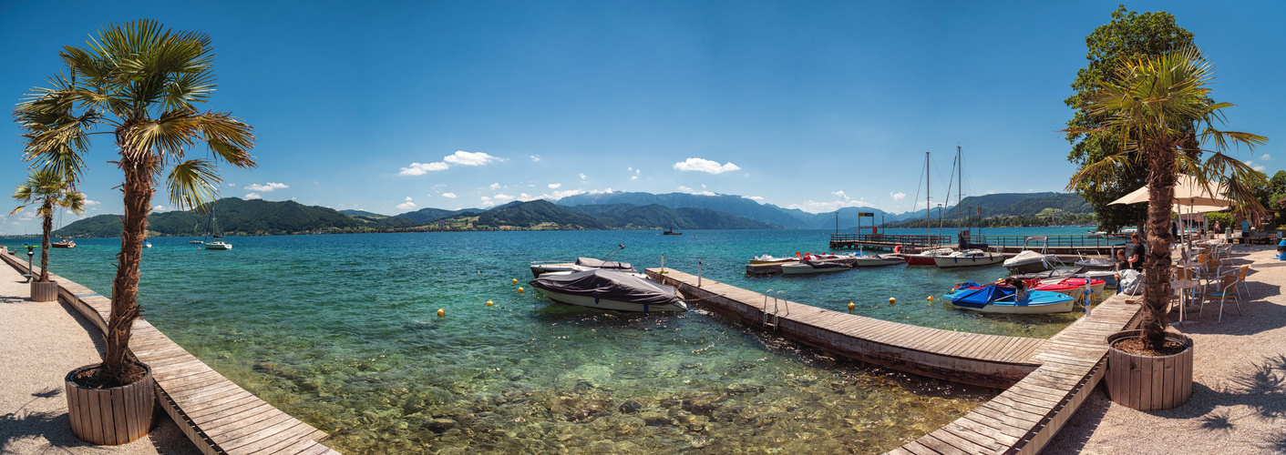 Dieses unverschämt charmante südliche Flair am Attersee