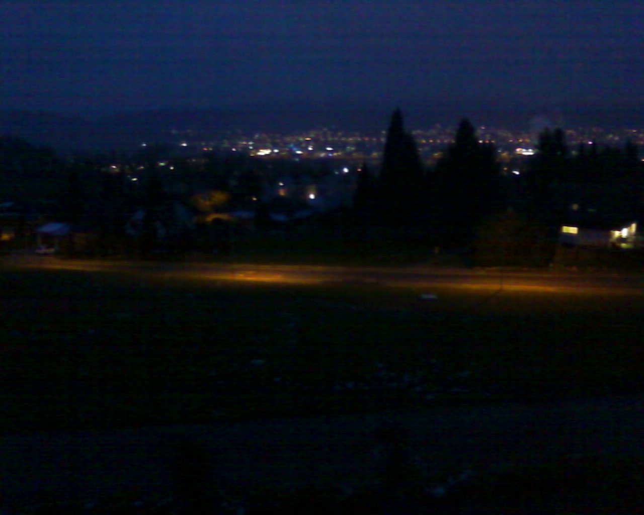 DIETIKON by Night - Aussicht von der Hundshütte Dietikon.