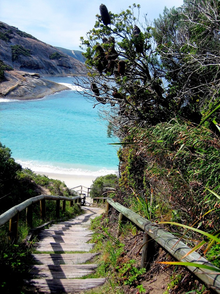 DieTreppe zum Strand der Träume