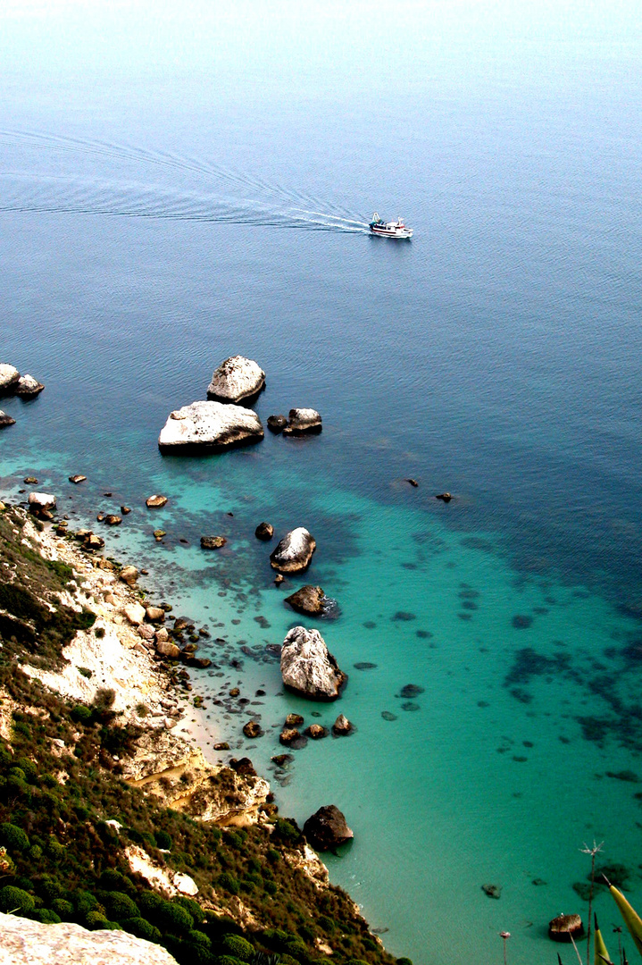 .... dietro la " sella del diavolo " ... Sardegna ....