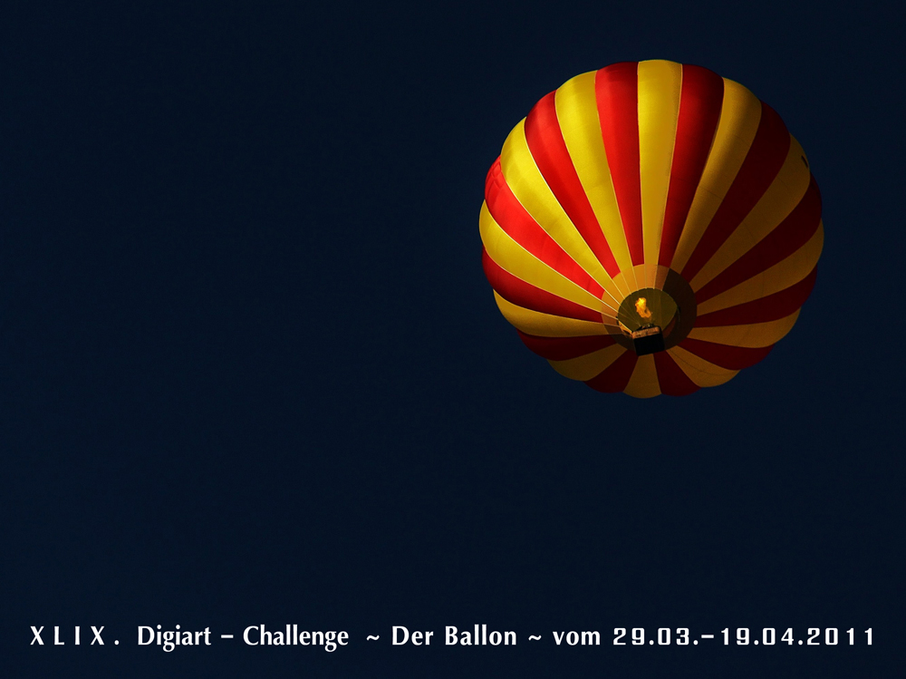 Digiart-Challenge XLIX ~ Der Ballon ~