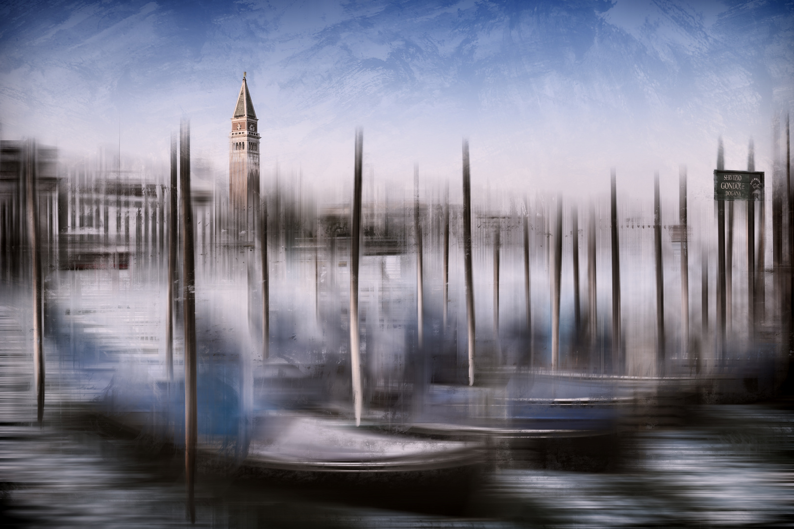 Digital-Art VENEDIG Markusturm & Canal Grande