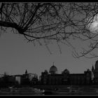 ... digital fantasy ... moon over Dresden ...