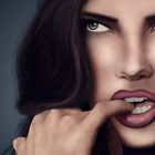 Digital Painting - Adriana Lima