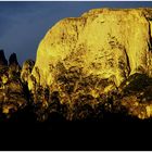 Digitalisiertes Dia -nicht gescannt- (3) Schlern/Dolomiten im Abendlicht