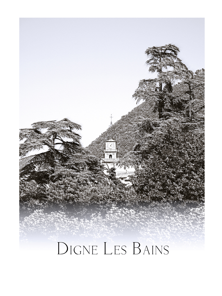 Digne les bains clocher