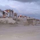 Digue de Malo apres tempête