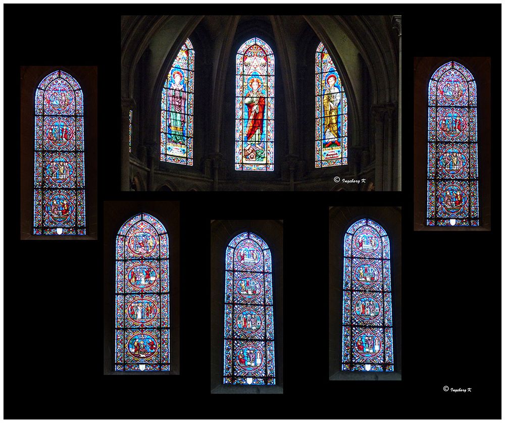 Dijon - Notre Dame - Kirchenfenster