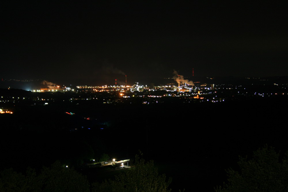 Dillingen/Saar bei nacht