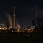 Dillinger Hütte bei Nacht