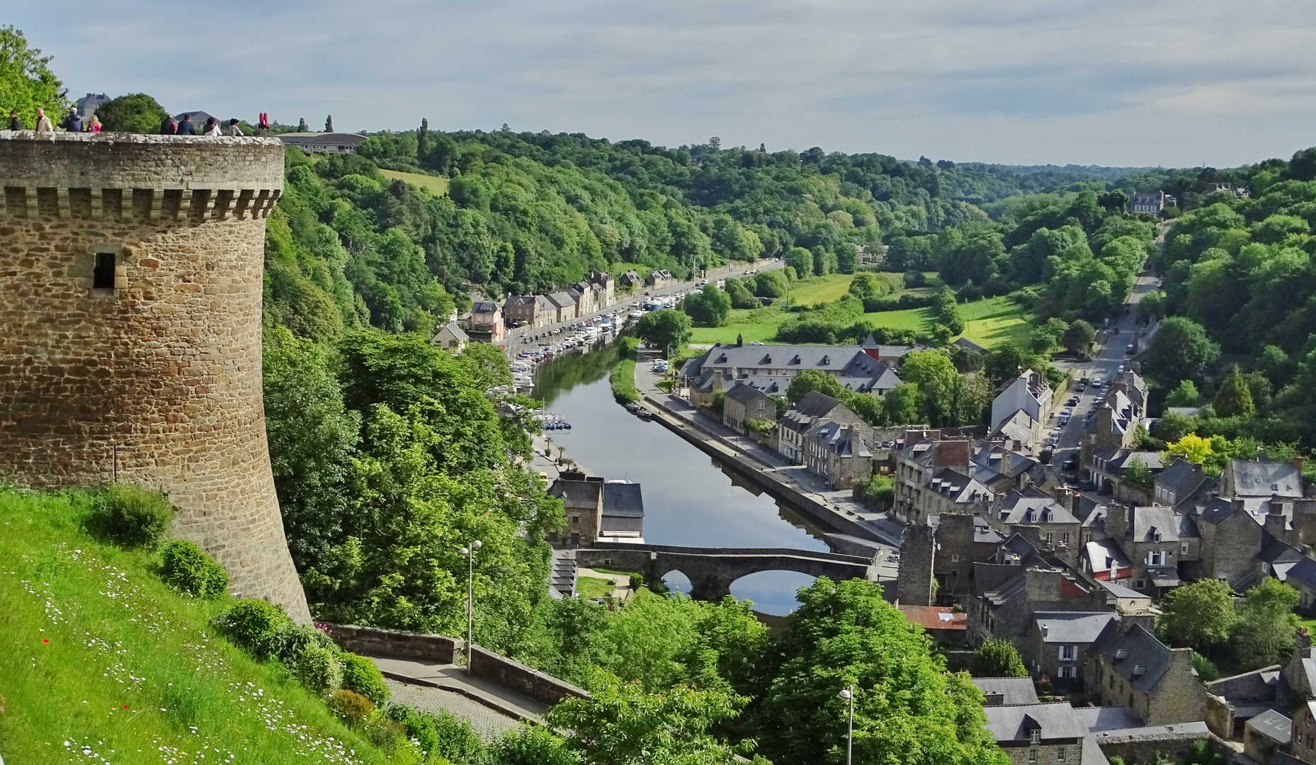 Dinan vue des remparts