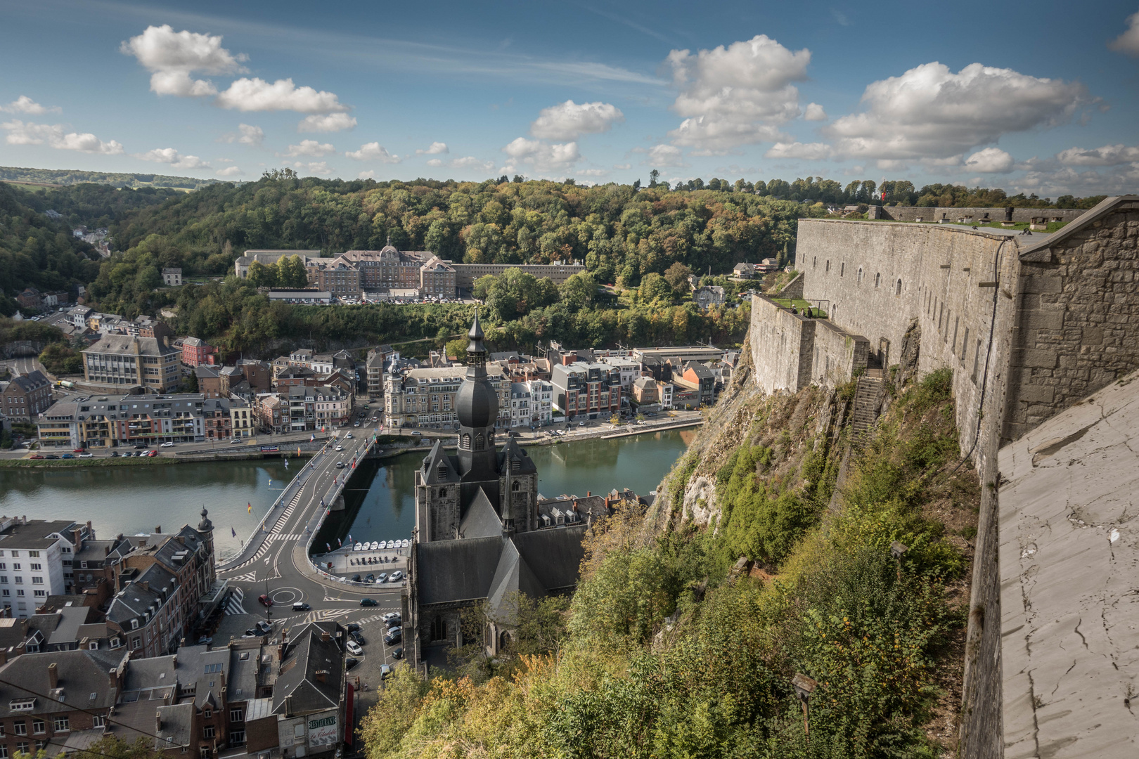 Dinant (Belgien), Blick von der Zitadelle