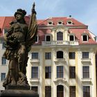 Dinglinger Haus vom Juwelier mit dem Türkenbrunnen davor