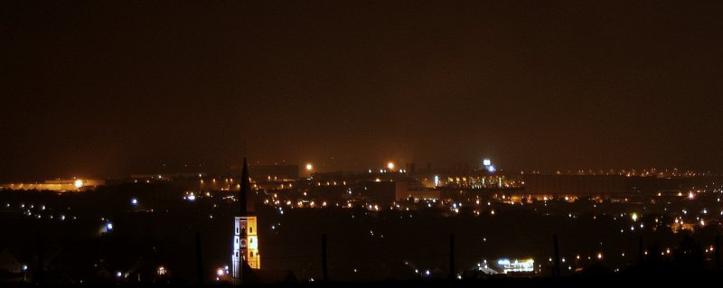 Dingolfing bei Nacht