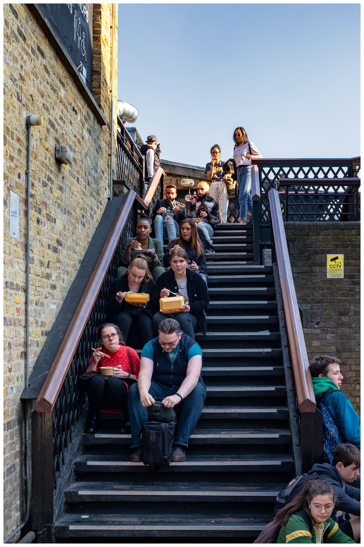 "Dining stairs" Camden Market