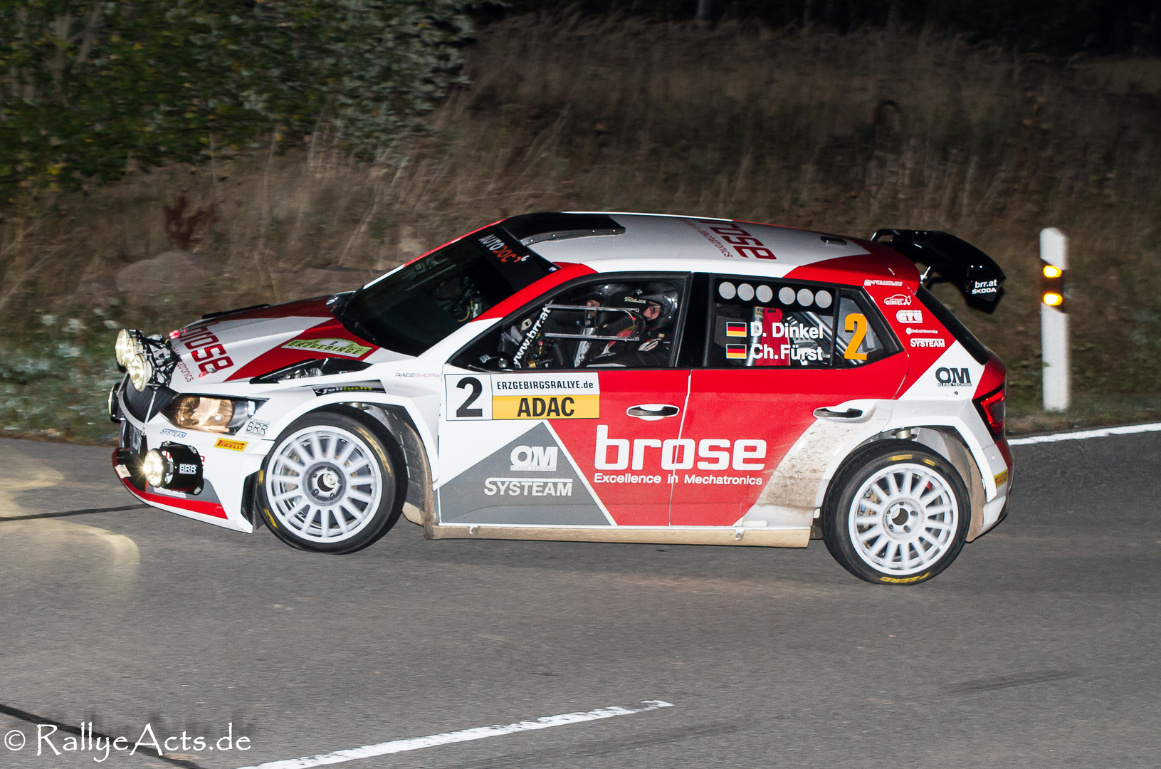 Dinkel auf der 3.WP der 55.ADMV Rallye Erzgebirge