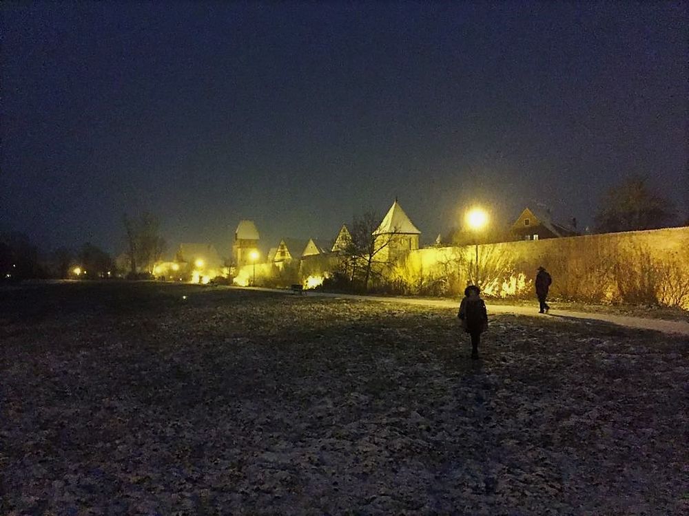 Dinkelsbühl : 1. Advent an der Stadtmauer